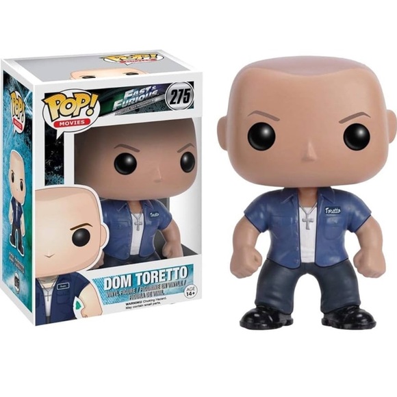 Funko Pop Fast and Furious Dom Toretto Vinyl Figure #275